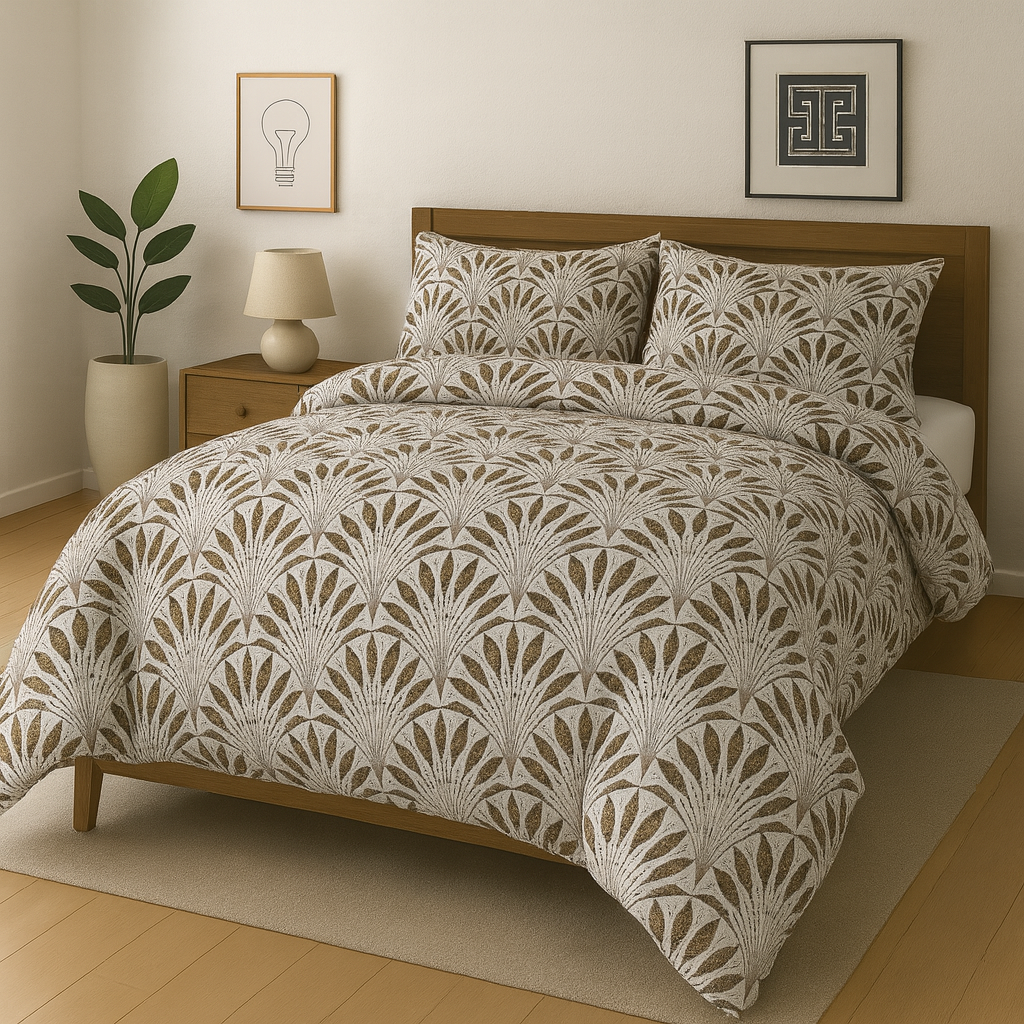 Pure Cotton 3pc Bedsheet Set  WF-88