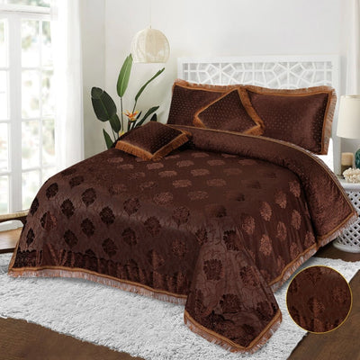 5 Pcs Palachi Bedsheet Set Ms - 003 Bed Sheets