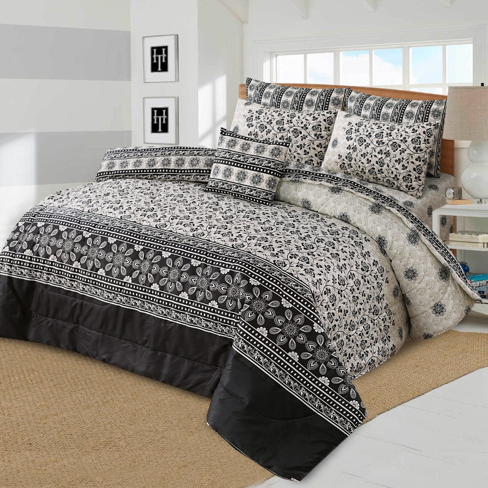 7 Pcs Comforter Set Mh-722