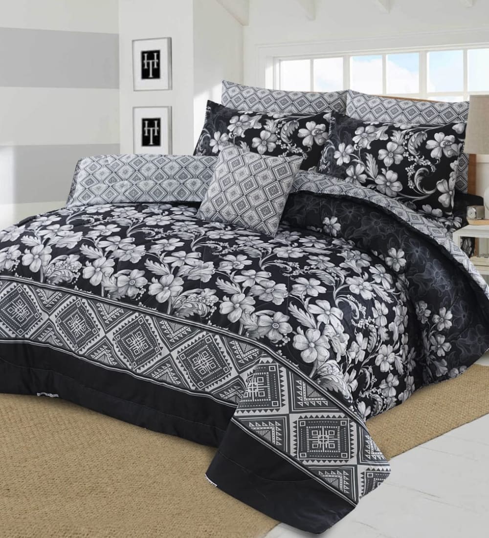 7 Pcs Summer Comforter Set Mh-743 Quilts & Comforters