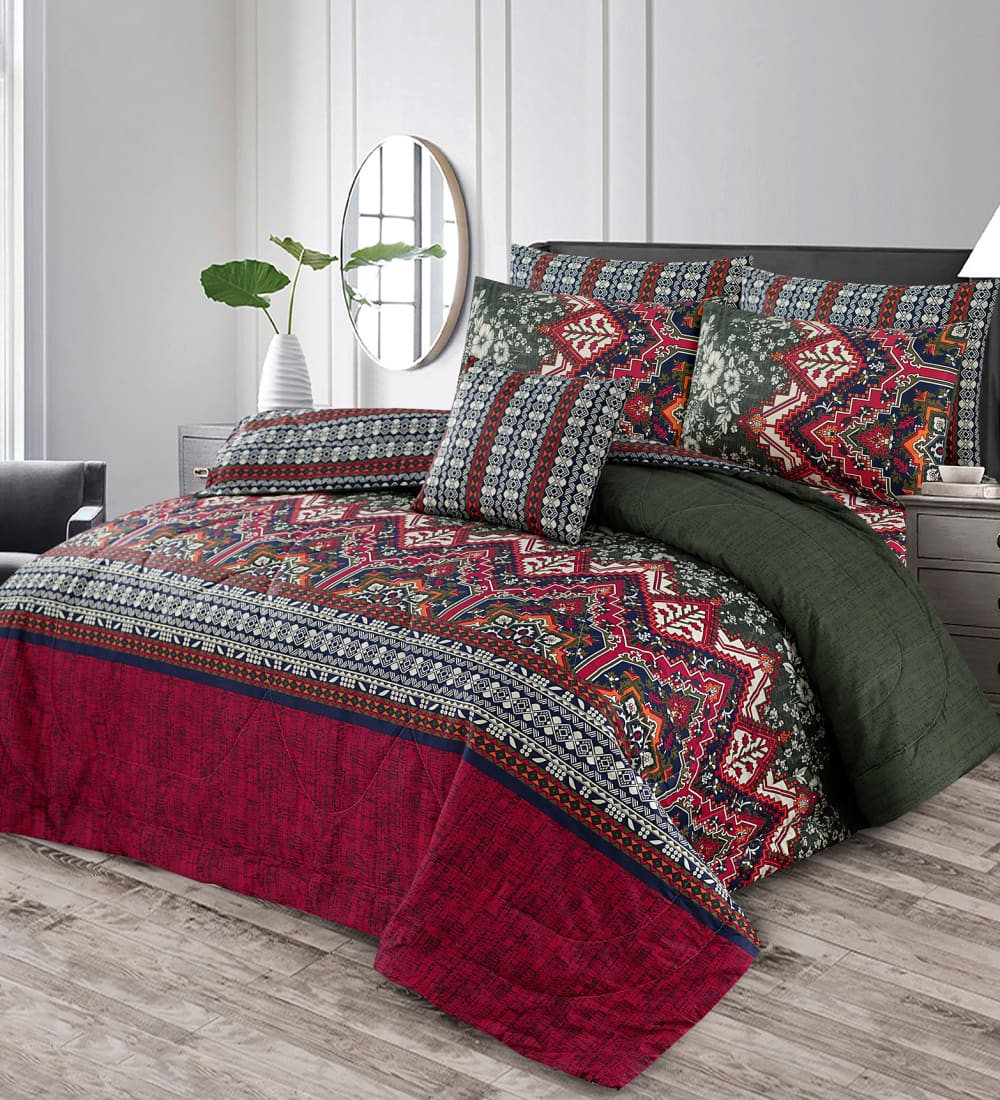 7 Pcs Comforter Set Mh-785 Quilts & Comforters