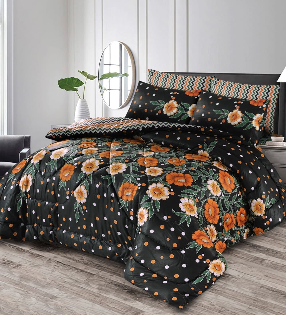 7 Pcs Summer Comforter Set Sr - 909 Quilts & Comforters