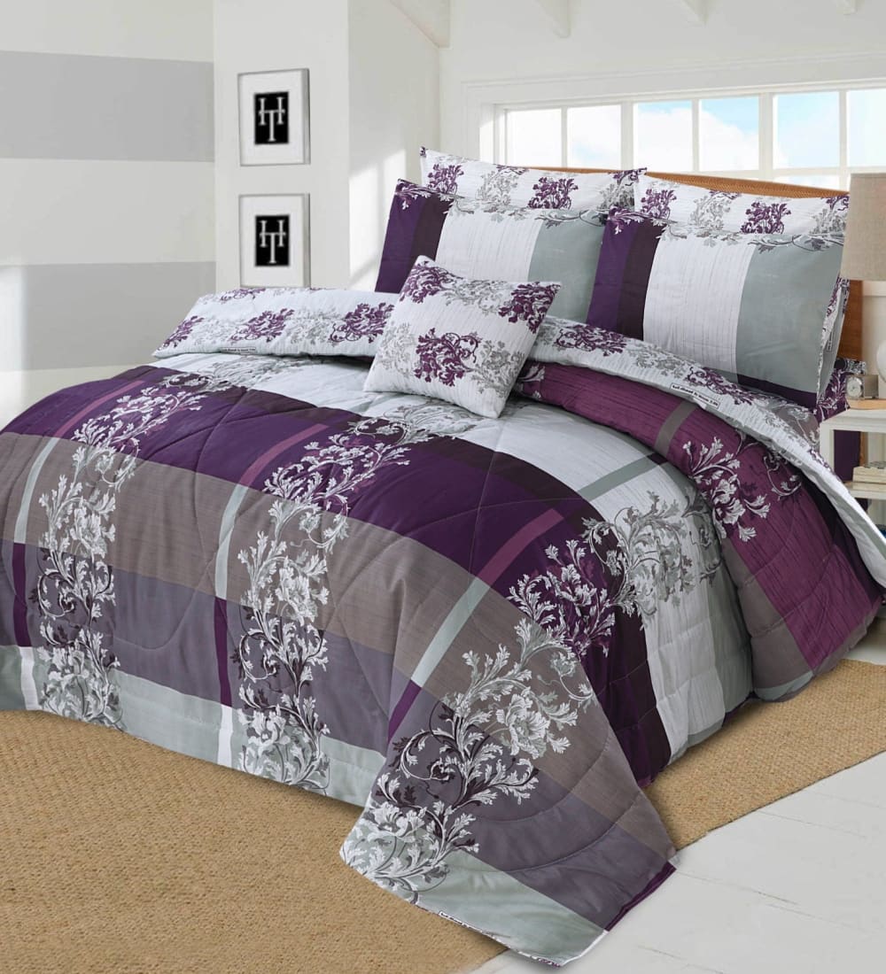 7Pc Summer Comforter Set 837 Quilts & Comforters