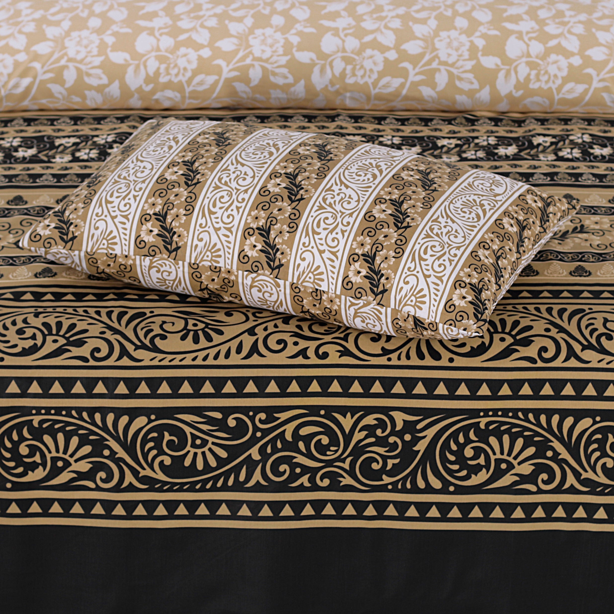 Cotton 3pc Bedsheet Set  MN-32