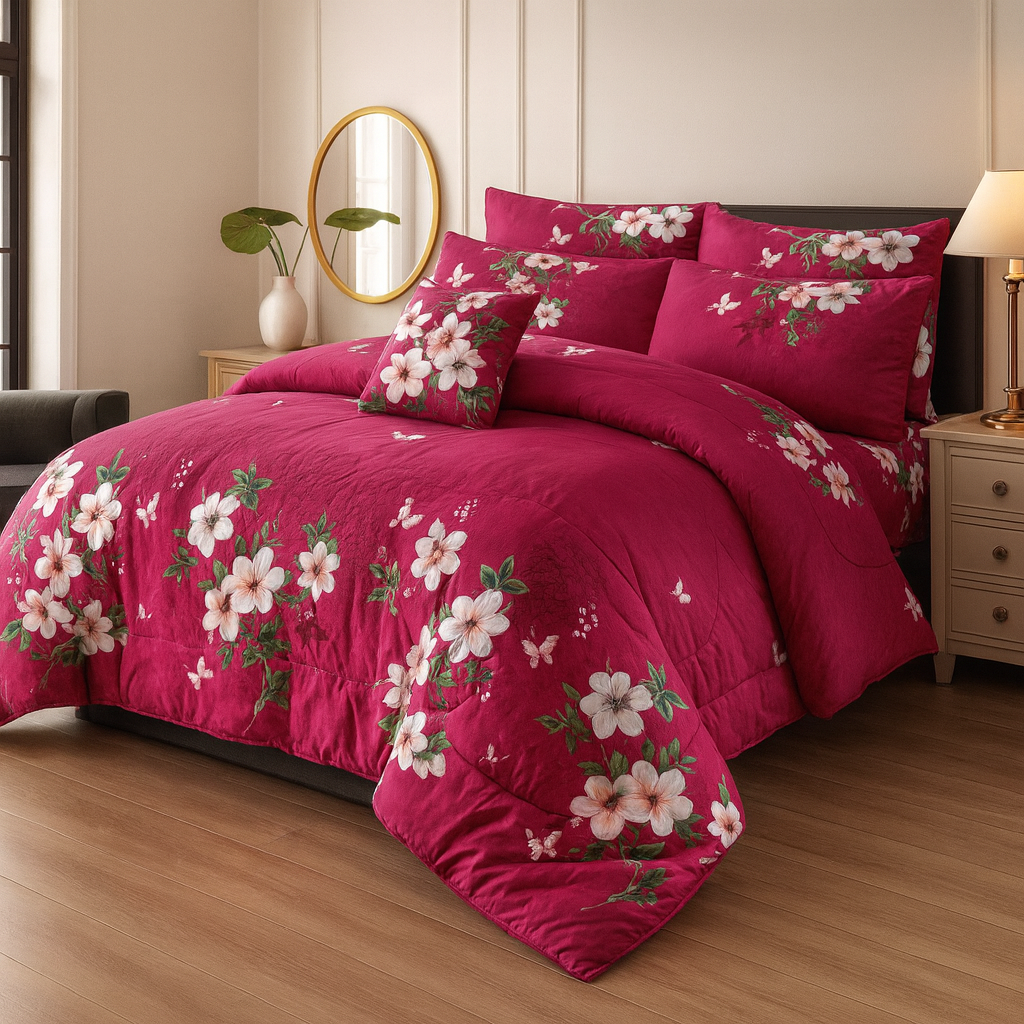 Cotton 7pc Comforter Set S-73