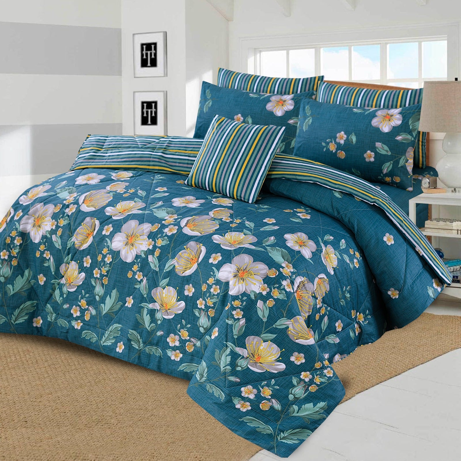 7 Pcs Summer comforter Set Bagota