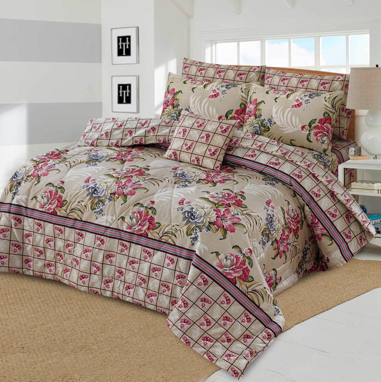 7 Pcs comforter Set Mh-733