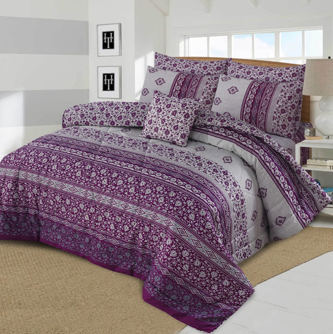 7 Pcs comforter Set Mh-739