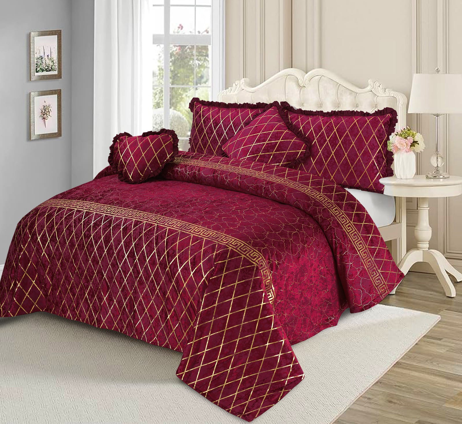 Mardian 5pc Fancy Plated Set 1910
