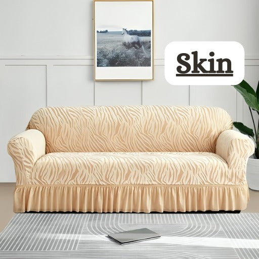 Zebra Style Velvet Sofa Cover﹙ Skin ﹚