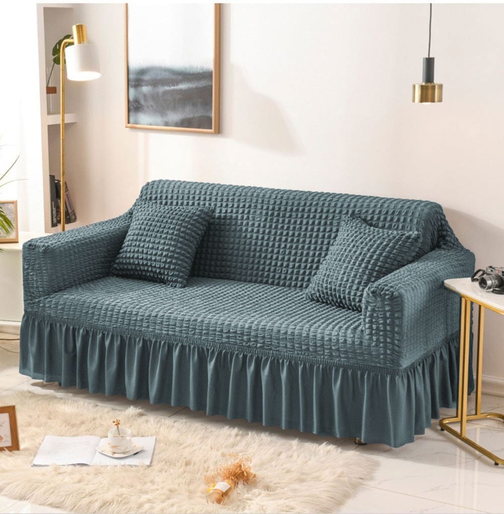 Bubble Mesh Quilted Sofa Cover﹙ Dark Grey﹚