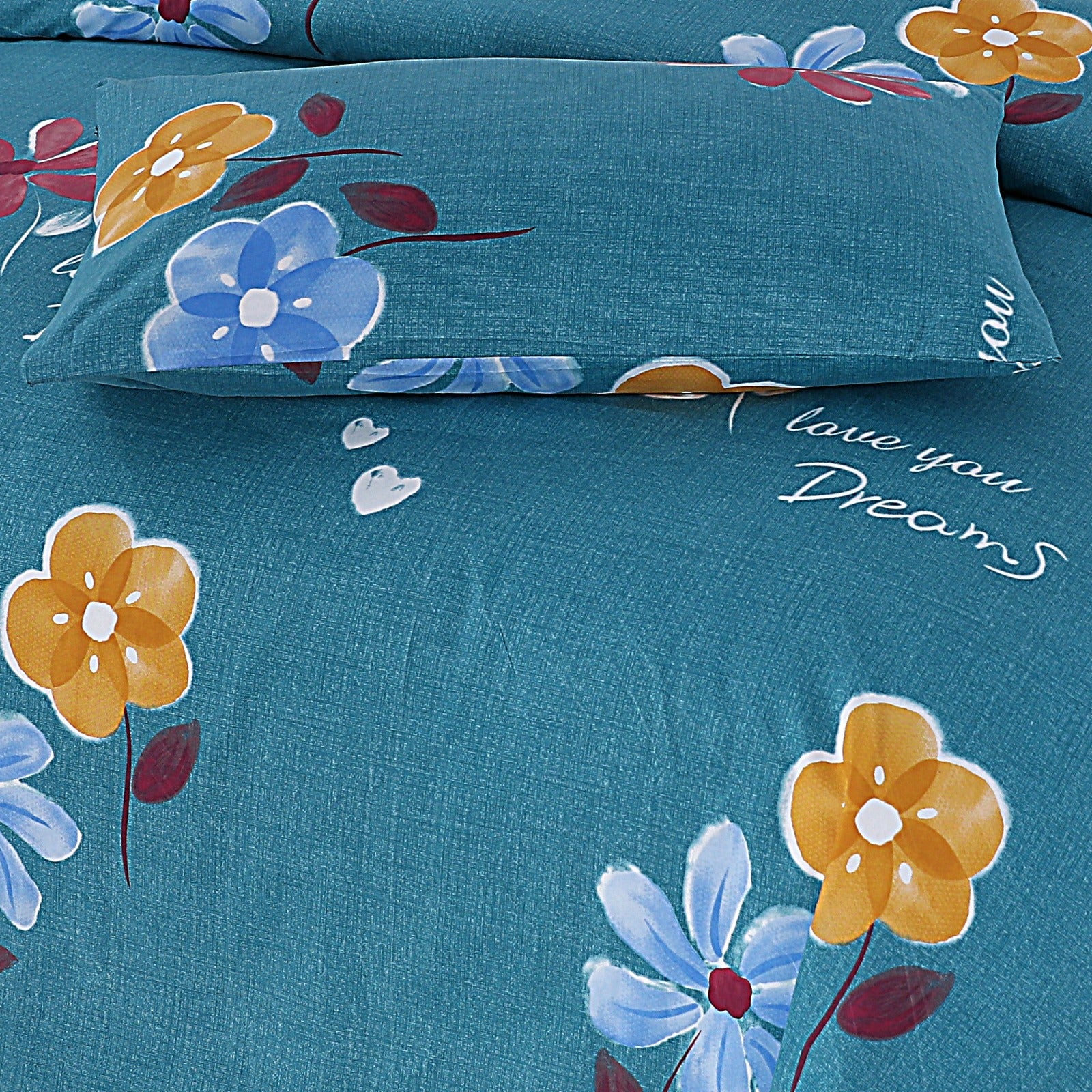 Pure Cotton 3pc Bedsheet Set  WF-118