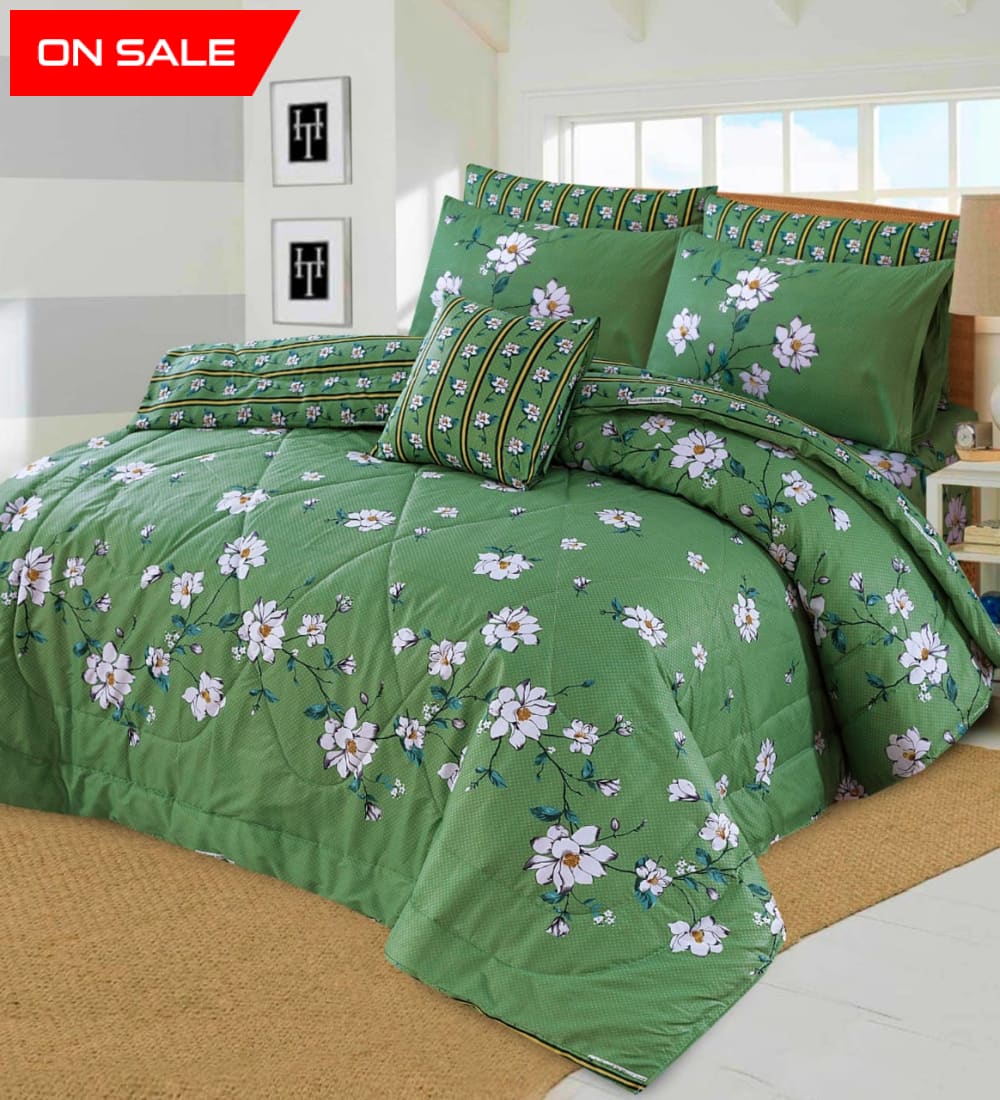 Aiman Muneeb 7 Pcs Summer Comforter Set 942 Quilts & Comforters