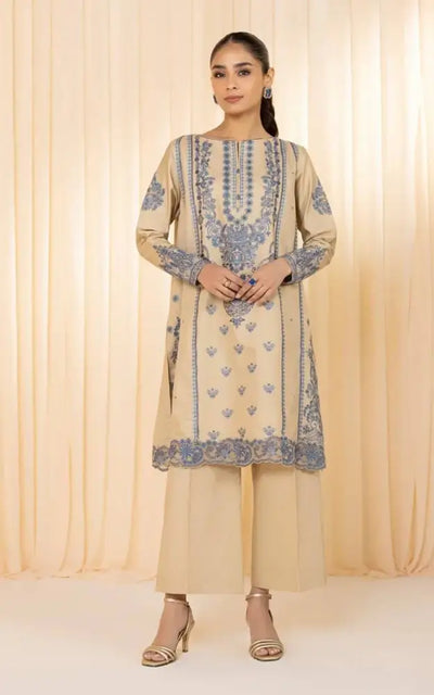 Aruze Marigold Lawn Collection Embroidered Two Piece Apparel