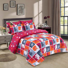 Load image into Gallery viewer, Red Plates Comforter Set 7 Pcs D-991 Quilts &amp; Comforters
