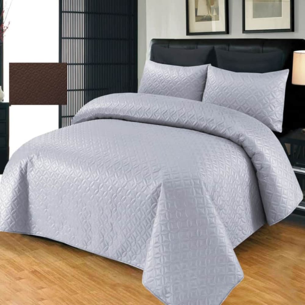 Bedspread Set 3 Pcs 1004 Quilts & Comforters