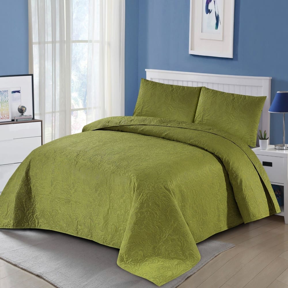 Bedspread Set 3 Pcs D - B11 Quilts & Comforters