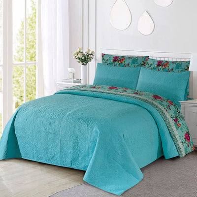 Bloom Combo Bedspread 6Pc Set Quilts & Comforters