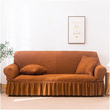 Load image into Gallery viewer, Bubble Mesh Quilted Sofa Cover﹙Mustard ﹚ Quilts &amp; Comforters