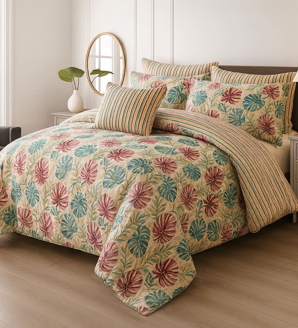 Cotton 7pc Comforter Set S 75 Quilts & Comforters