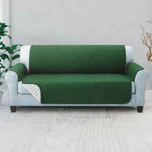 Load image into Gallery viewer, Cotton Quilted Sofa Cover ﹙ Green ﹚ Quilts &amp; Comforters