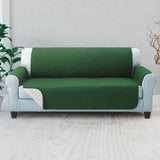 Cotton Quilted Sofa Cover ﹙ Green ﹚
