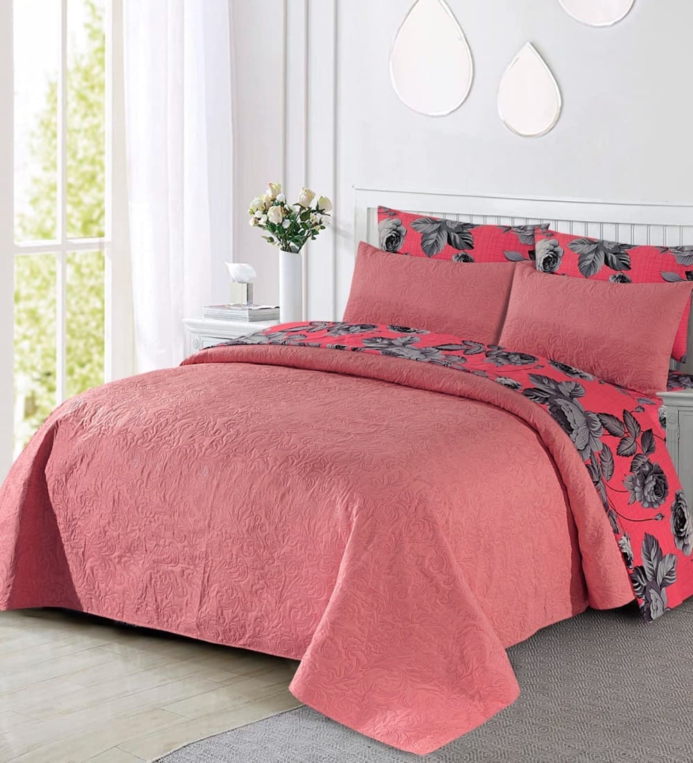 Dipink Combo Bedspread 6Pc Set Quilts & Comforters