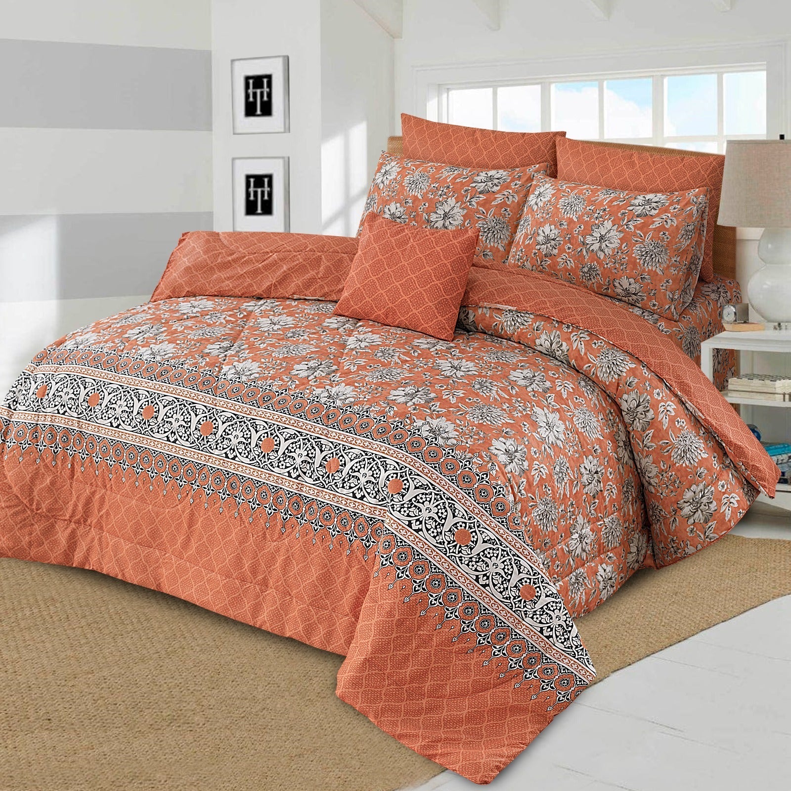 7 Pcs Comforter Set Mh-721