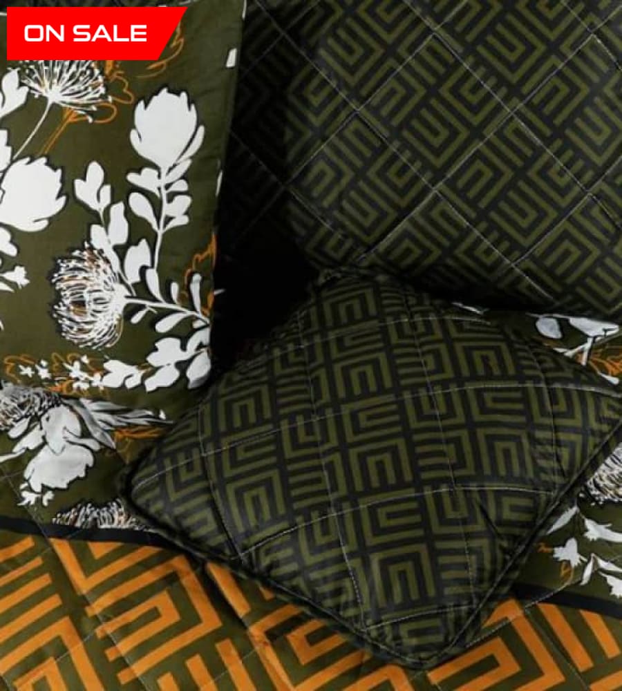 Green Chilli Comforter Set 7Pc Us-04 Quilts & Comforters