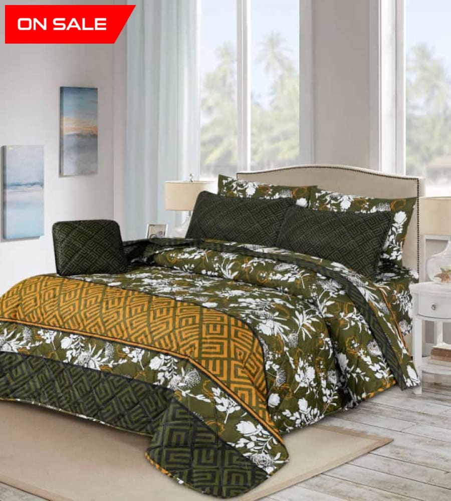 Green Chilli Comforter Set 7Pc Us-04 Quilts & Comforters