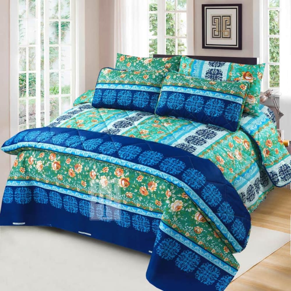 Greenish Winter Comforter Set A-155 Quilts & Comforters