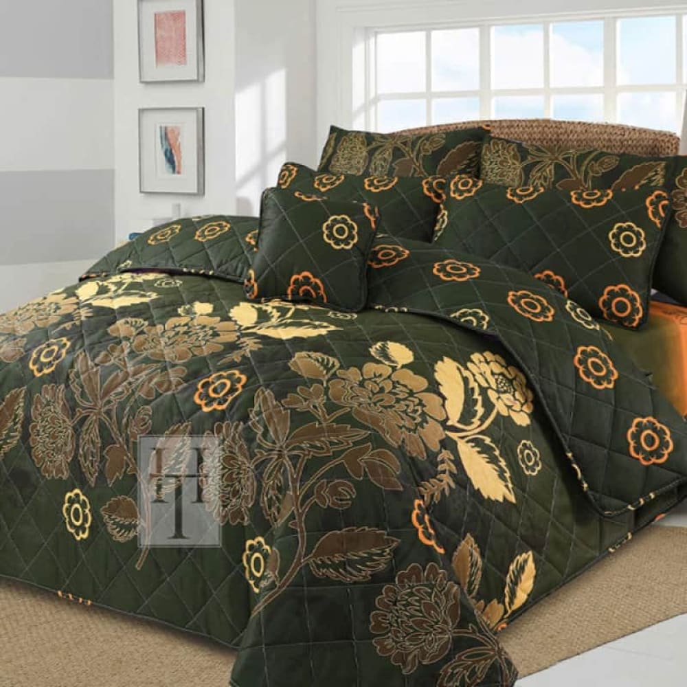 Medorna Comforter Set 7 Pcs D-744 Quilts & Comforters