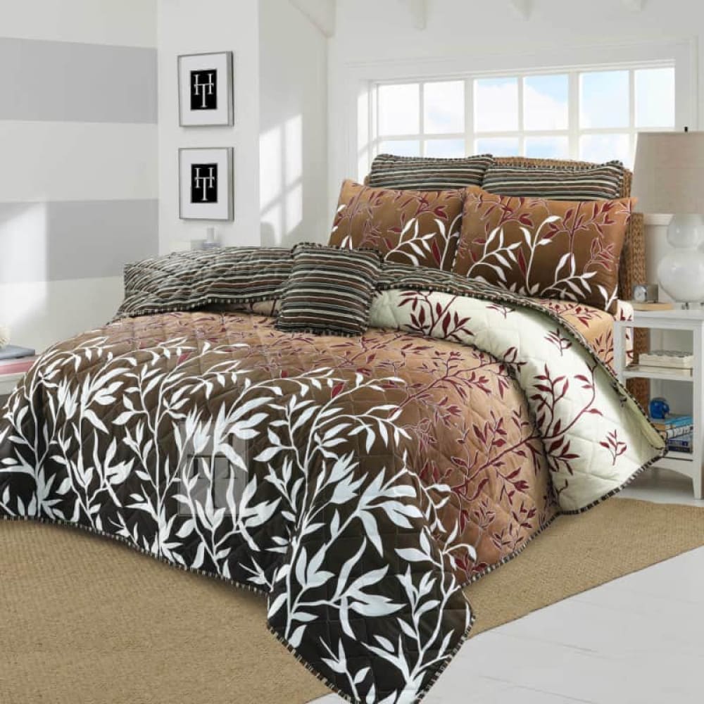 Milford Comforter Set 7 Pcs D-995 Quilts & Comforters