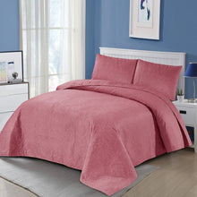 Load image into Gallery viewer, Pinkish Bedspread Set 3 Pcs D - B05 Quilts &amp; Comforters