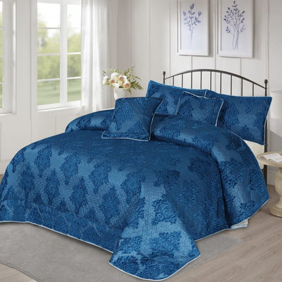 Quilted Palachi Bedspread 5 Pcs Mg - 780 Bed Sheets
