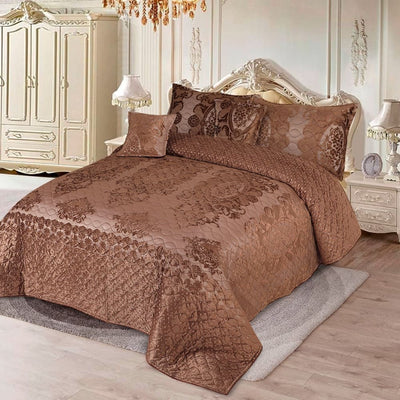 Quilted Palachi Bedspread 5 Pcs Mg - 787 Bed Sheets
