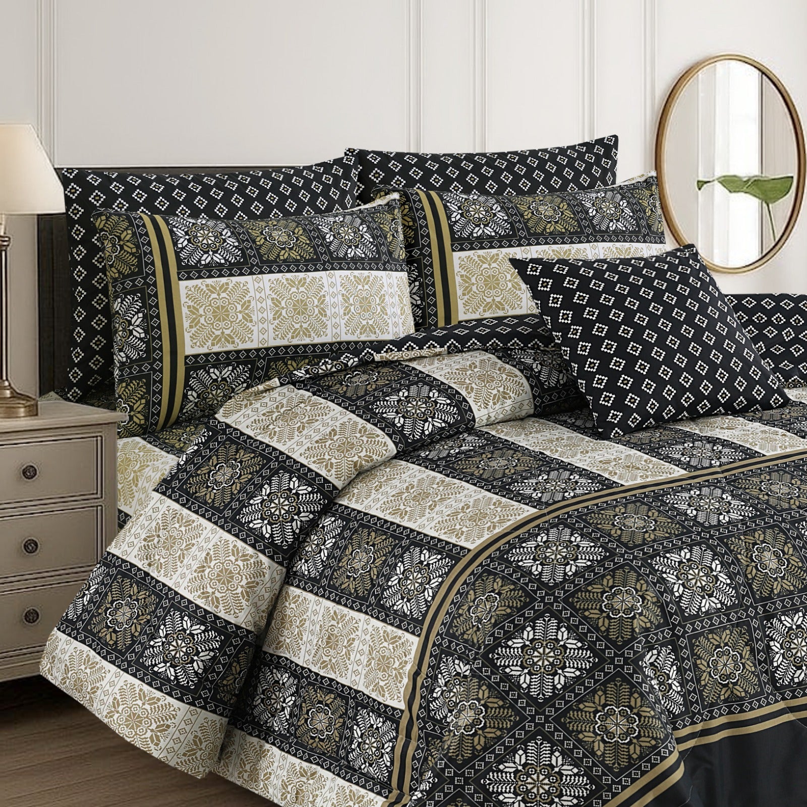 Cotton 7 Pcs  Comforter Set S-40