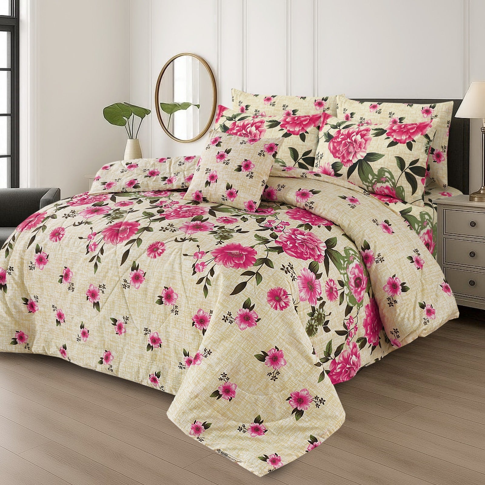 Cotton 7 Pcs  Comforter Set S-42
