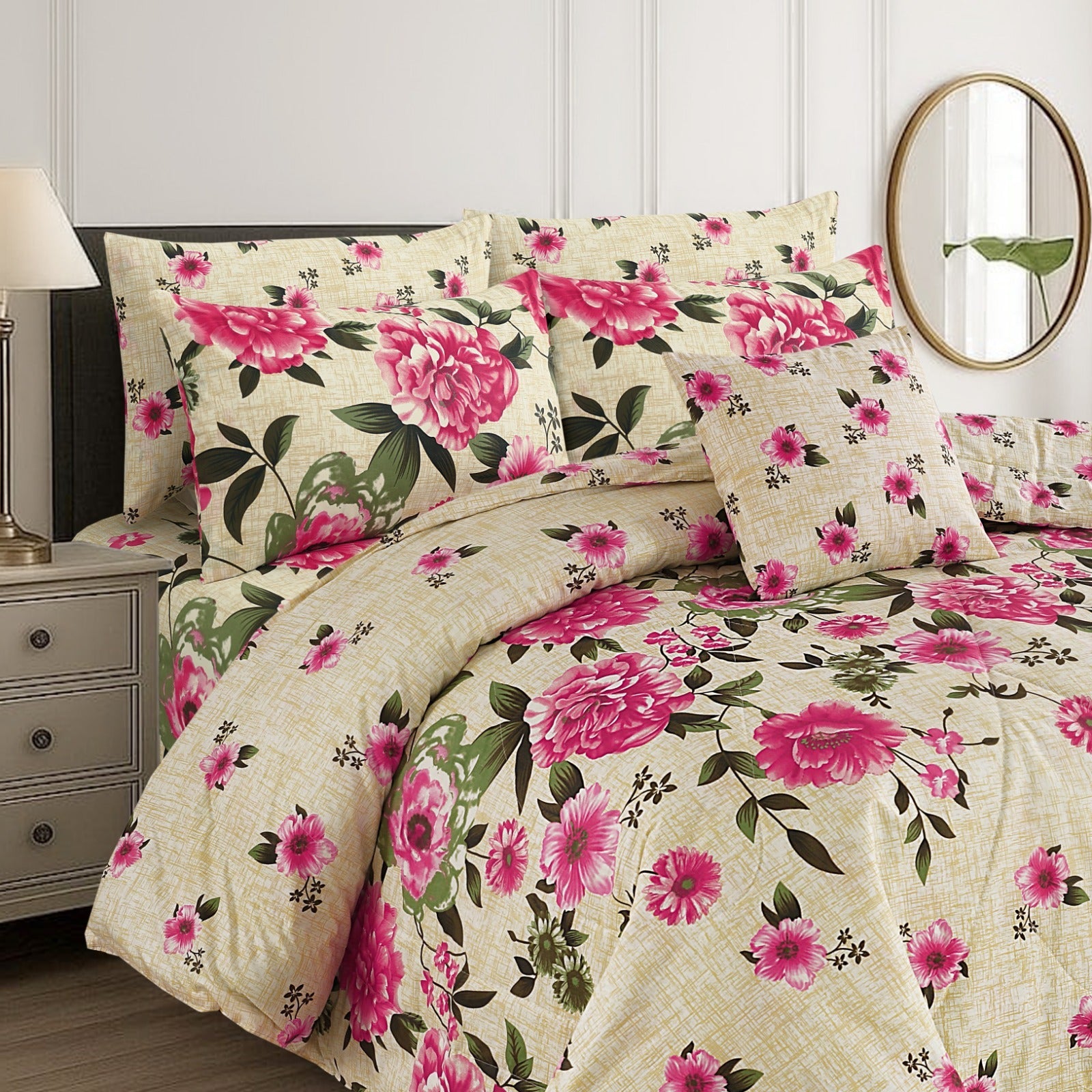 Cotton 7 Pcs  Comforter Set S-42