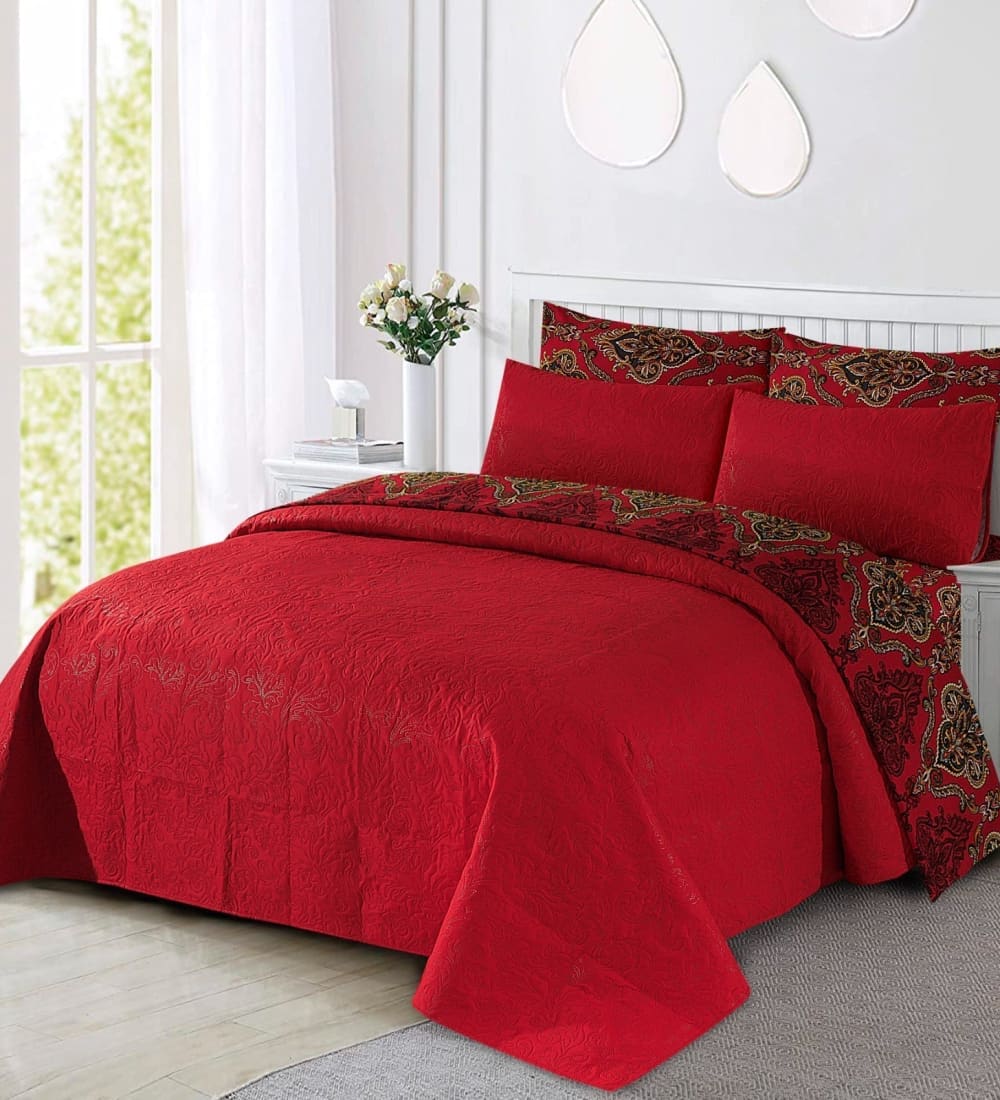 Royal Combo Bedspread 6Pc Set Quilts & Comforters