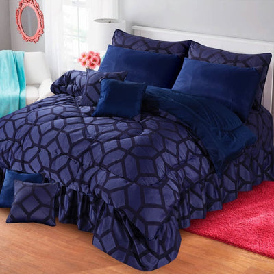 Royal Twist 10 Pcs Razai Set Rt - 006 Quilts & Comforters