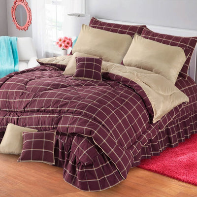Royal Twist 10 Pcs Razai Set Rt - 008 Quilts & Comforters