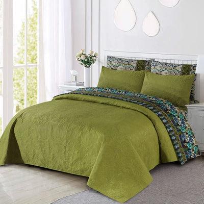 Seaweed Combo Bedspread 6Pc Set Quilts & Comforters