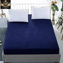 Load image into Gallery viewer, Single Bed Terry Towel Plain Waterproof Mattress Protector Protectors