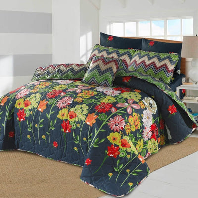 Summer Comforter Set 7 Pcs Nc - 114 Quilts & Comforters