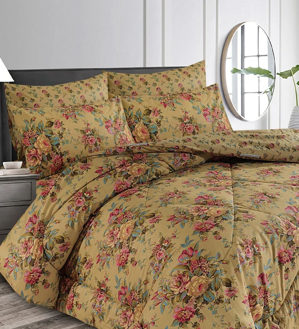 7 Pcs Summer Comforter Set Sr - 916 Quilts & Comforters