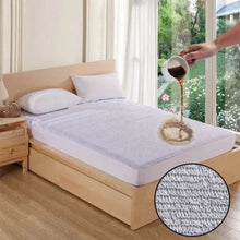 Load image into Gallery viewer, Terry Towel Plain Waterproof Mattress Protector With Elastic Fitting Protectors