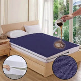 Terry Towel Plain Waterproof Mattress Protector with Elastic Fitting