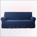 Turkish Style  Sofa Cover ﹙ Blue ﹚