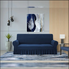 Load image into Gallery viewer, Turkish Style Sofa Cover ﹙ Blue ﹚ Quilts &amp; Comforters